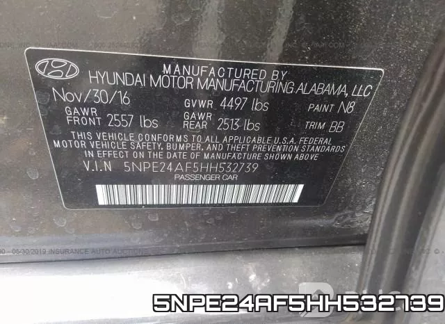 5NPE24AF5HH532739 фото 10