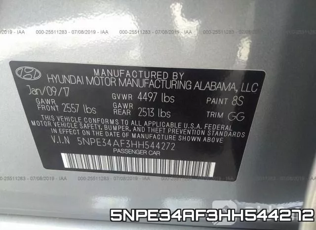 5NPE34AF3HH544272 фото 9