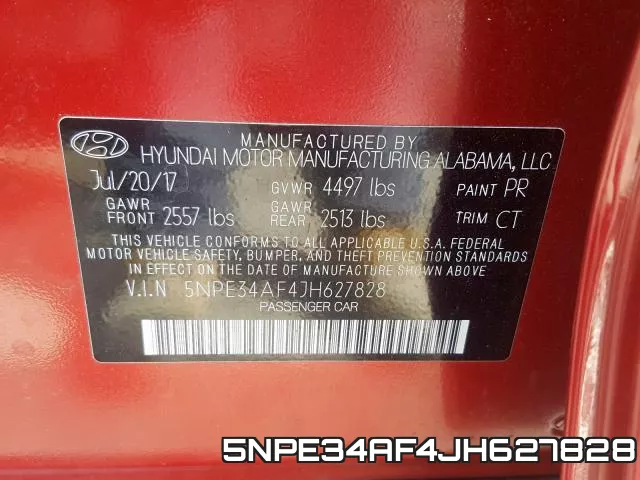 5NPE34AF4JH627828 фото 2