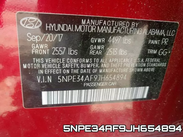 5NPE34AF9JH654894 фото 2