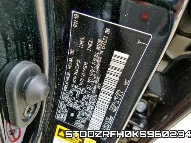 5TDDZRFH0KS960234 фото 2