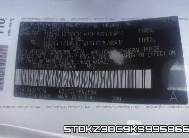 5TDKZ3DC9KS995866 фото 10