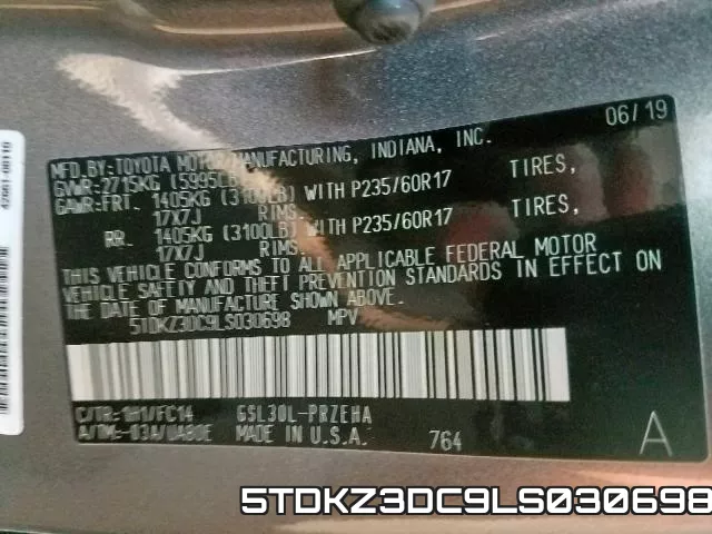 5TDKZ3DC9LS030698 фото 2