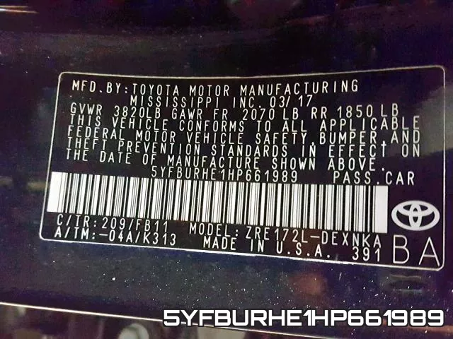 5YFBURHE1HP661989 фото 2