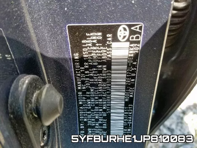 5YFBURHE1JP810083 фото 2