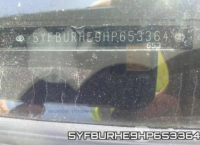 5YFBURHE9HP653364 фото 10