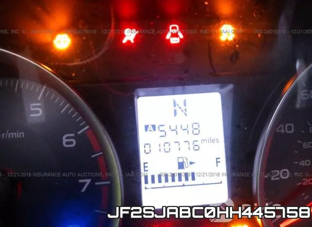 JF2SJABC0HH445758 фото 8