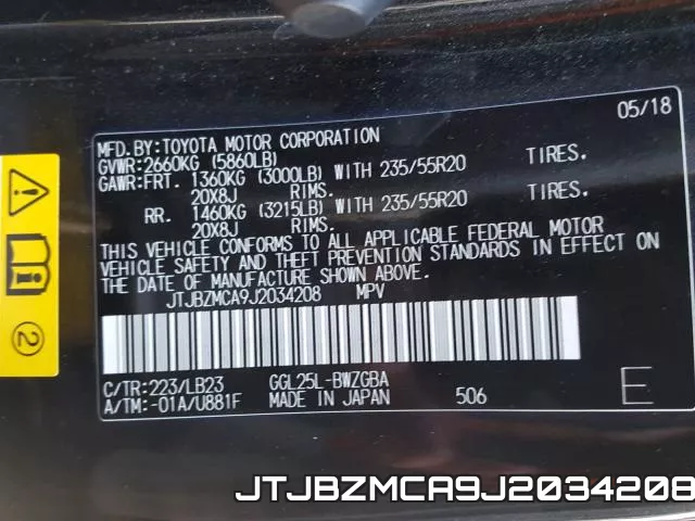 JTJBZMCA9J2034208 фото 2