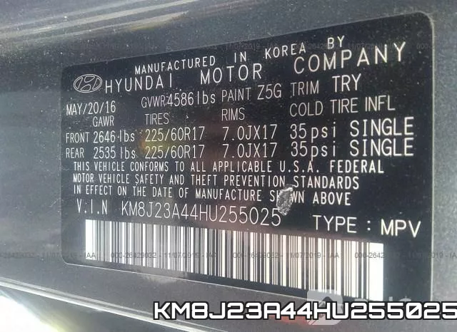 KM8J23A44HU255025 фото 10