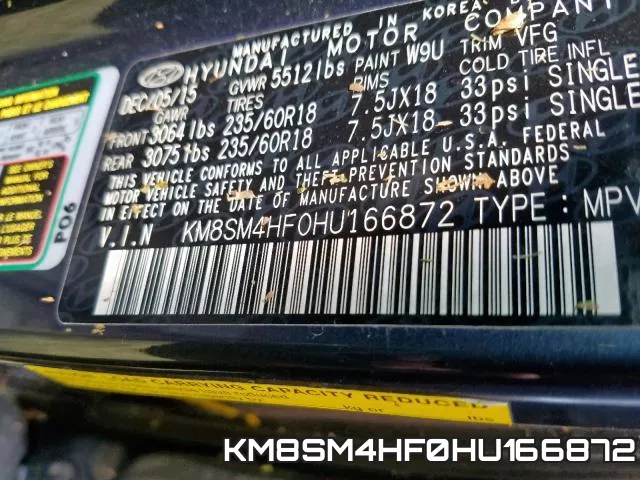 KM8SM4HF0HU166872 фото 2