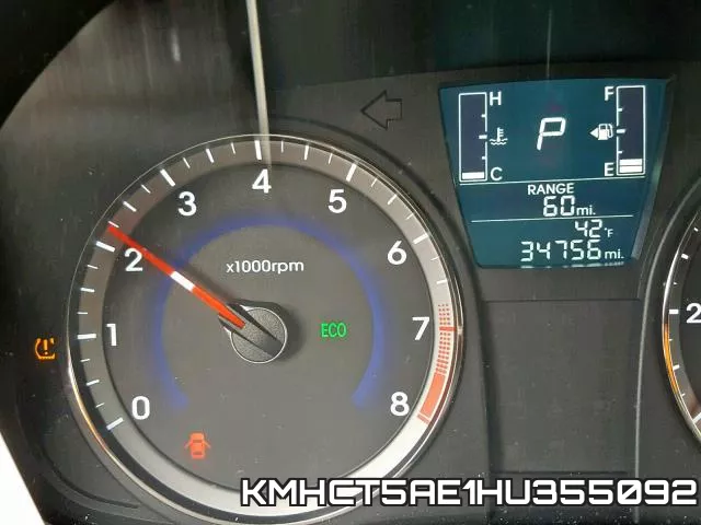 KMHCT5AE1HU355092 фото 9