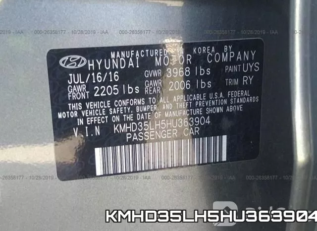 KMHD35LH5HU363904 фото 10