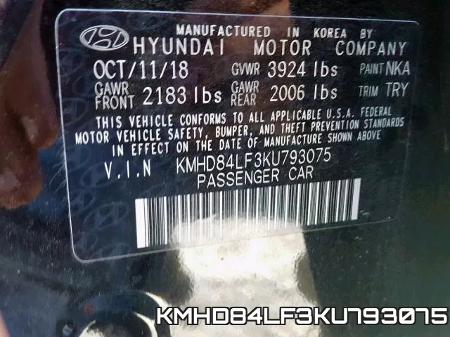 KMHD84LF3KU793075 фото 2