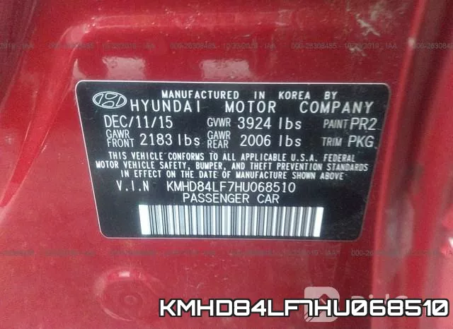 KMHD84LF7HU068510 фото 9