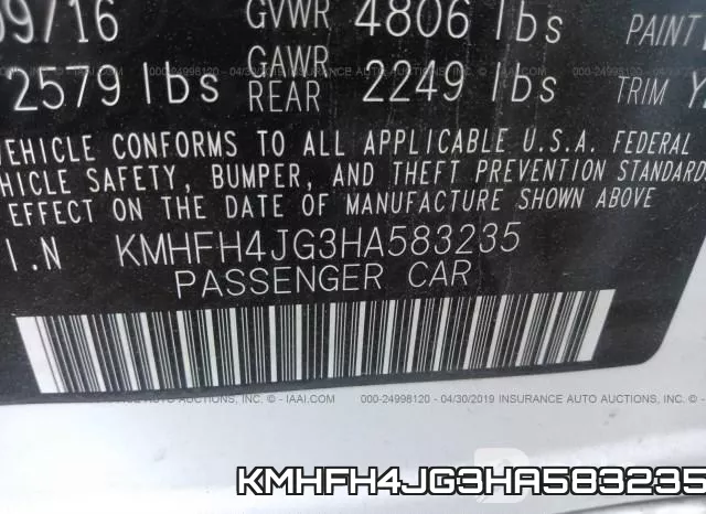 KMHFH4JG3HA583235 фото 10