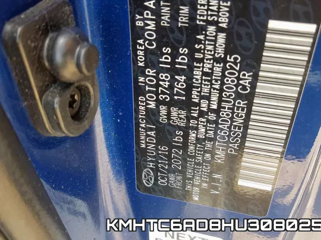 KMHTC6AD8HU308025 фото 2