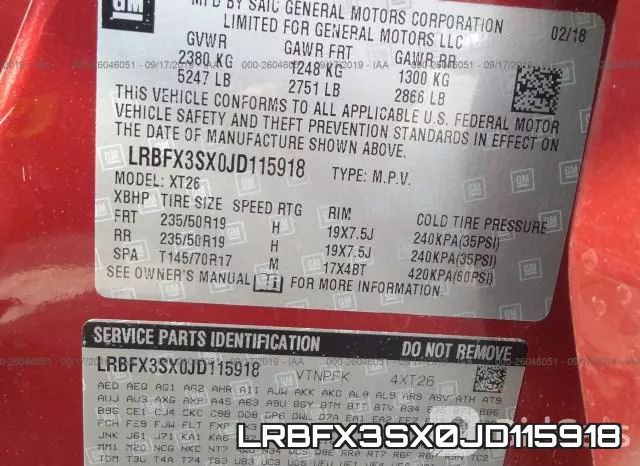 LRBFX3SX0JD115918 фото 10