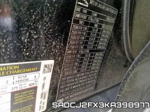 SADCJ2FX3KA398977 фото 2