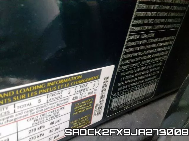 SADCK2FX9JA273008 фото 2