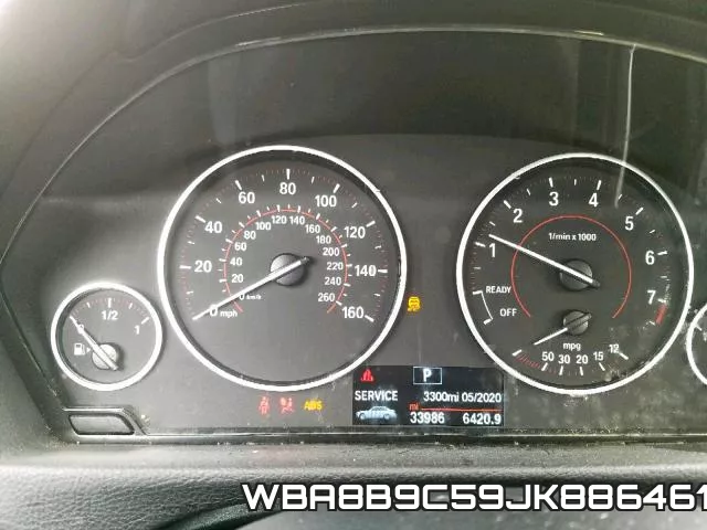 WBA8B9C59JK886461 фото 9