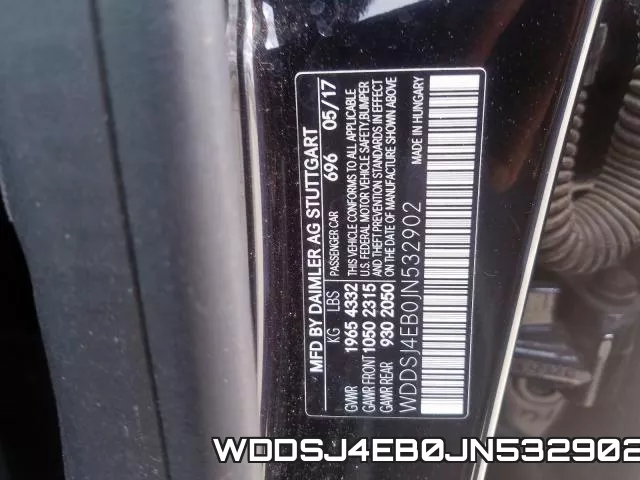WDDSJ4EB0JN532902 фото 2
