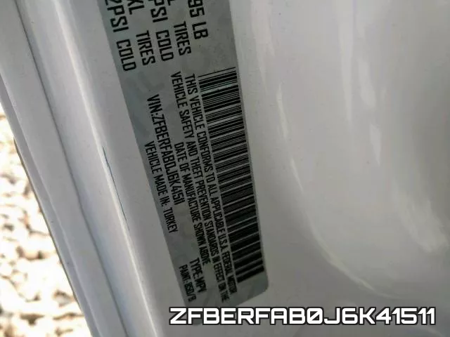 ZFBERFAB0J6K41511 фото 2