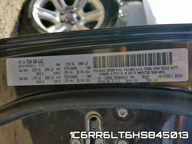 1C6RR6LT6HS845013 фото 2