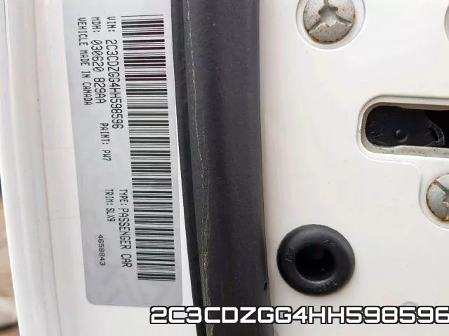 2C3CDZGG4HH598596 фото 2