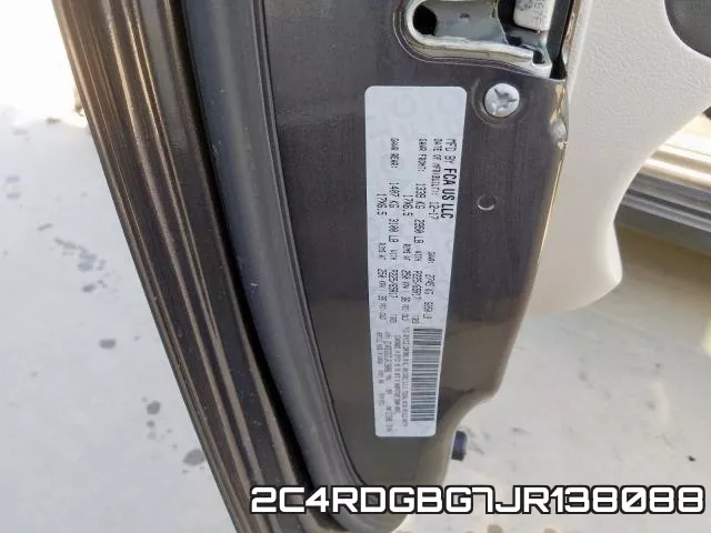 2C4RDGBG7JR138088 фото 2