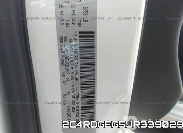 2C4RDGEG5JR339029 фото 10