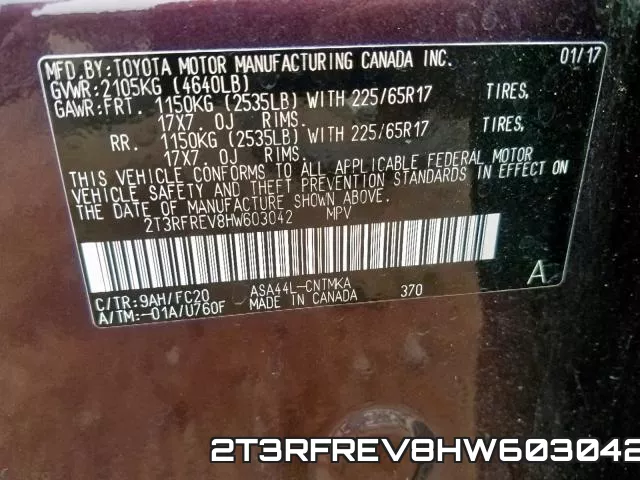 2T3RFREV8HW603042 фото 2