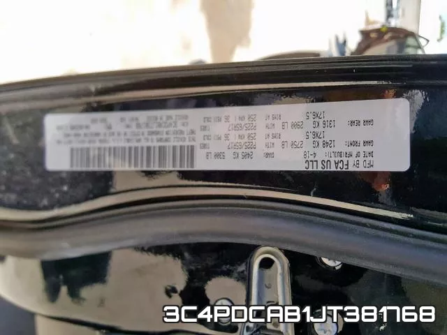 3C4PDCAB1JT381768 фото 2