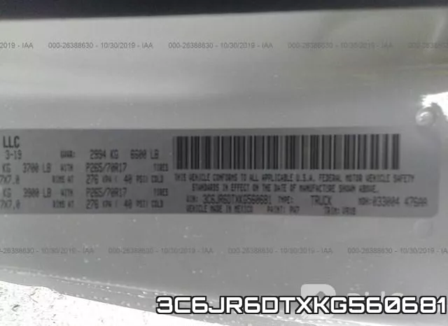 3C6JR6DTXKG560681 фото 10