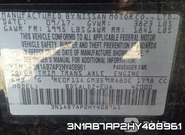 3N1AB7AP2HY408961 фото 10