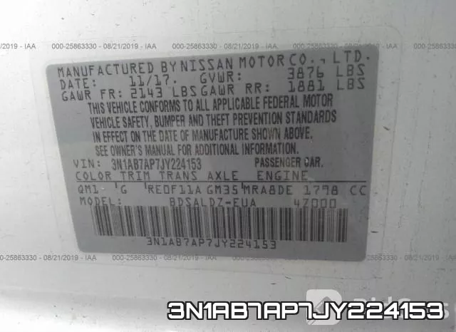 3N1AB7AP7JY224153 фото 10