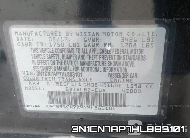 3N1CN7AP7HL883101 фото 10