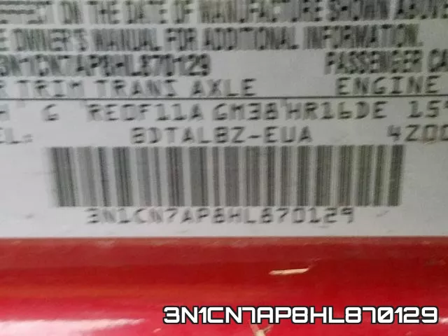 3N1CN7AP8HL870129 фото 2
