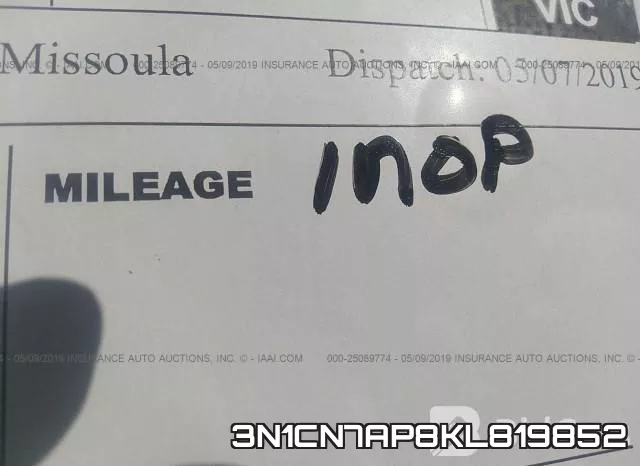 3N1CN7AP8KL819852 фото 8