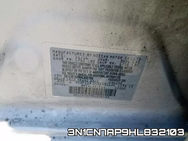 3N1CN7AP9HL832103 фото 2