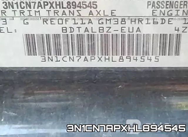 3N1CN7APXHL894545 фото 10