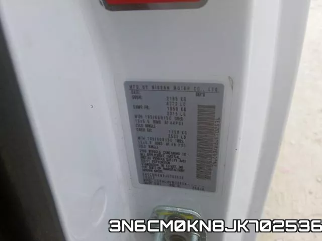 3N6CM0KN8JK702536 фото 2
