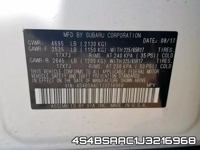4S4BSAAC1J3216968 фото 2