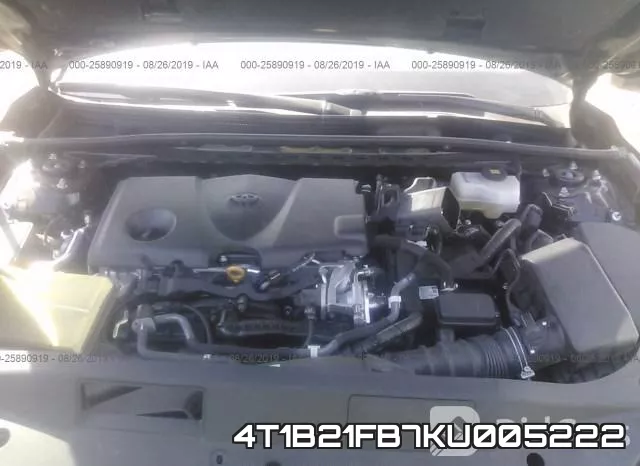 4T1B21FB7KU005222 фото 2