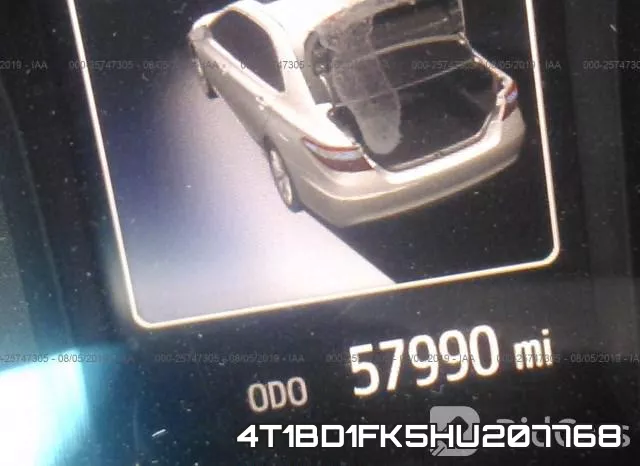 4T1BD1FK5HU207768 фото 8