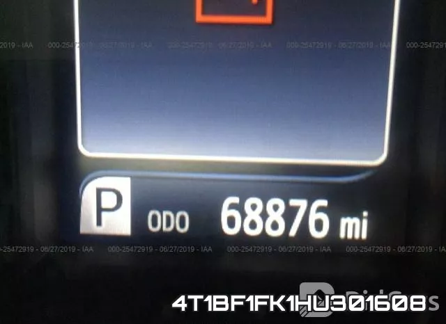 4T1BF1FK1HU301608 фото 8