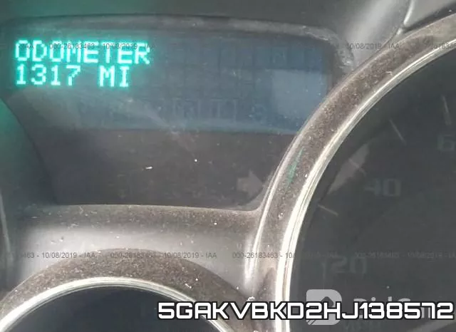 5GAKVBKD2HJ138572 фото 8