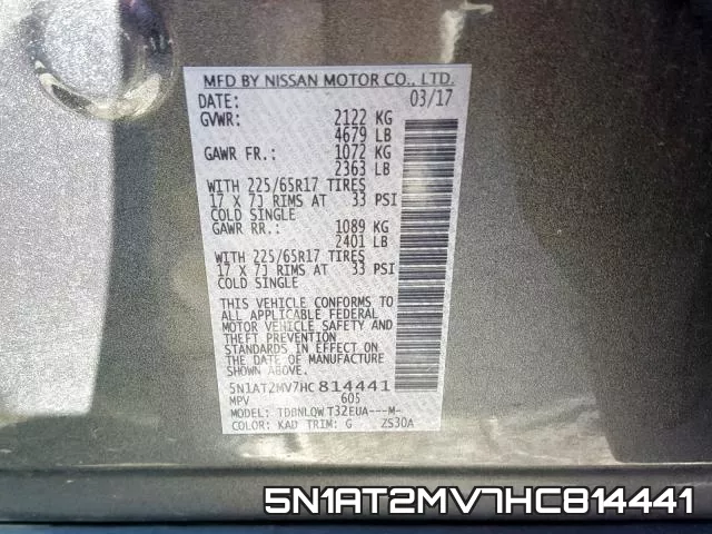 5N1AT2MV7HC814441 фото 2