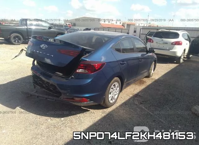5NPD74LF2KH481153 фото 5