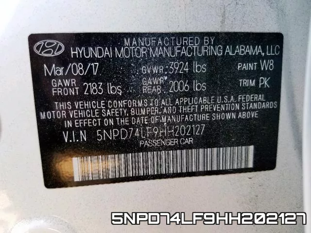 5NPD74LF9HH202127 фото 2