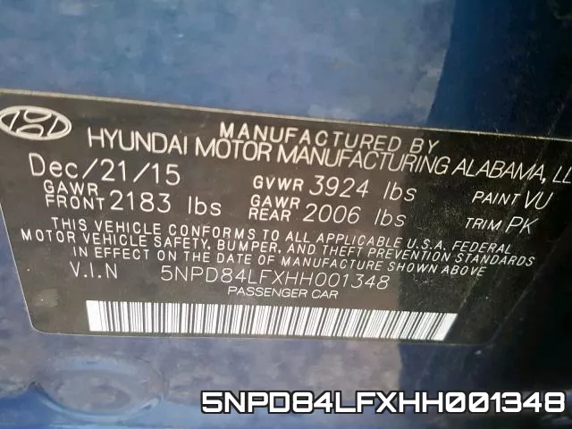 5NPD84LFXHH001348 фото 2